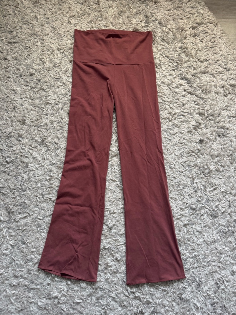 Skims Cotton Jersey Foldover Pant